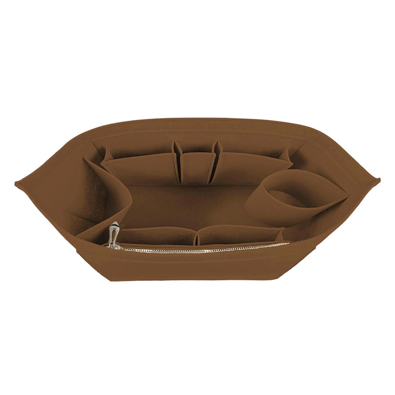 Three side pockets - camel color / Small size 21.5*13.5*18cm