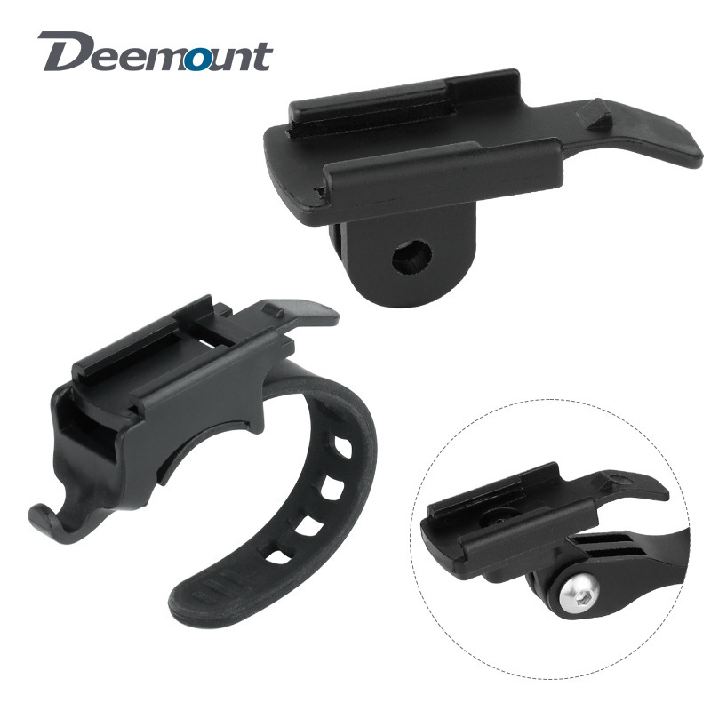 Road car flashlight bracket headlight base light clip buckle suitable for Blackbird/Locke Shenhuo GoPro interface