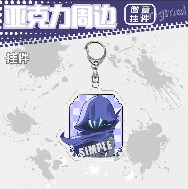 オリジナル畏れ无い契约Valorantアクリルキーホルダー贤者不死鸟レイズブリキバッジストラップ|undefined
