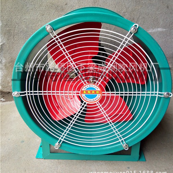 低噪音永磁变频轴流风机圆筒管道抽风机排烟除尘工业通风机通风扇