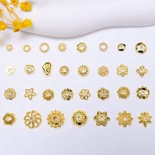��ɫ18K�������U�ջ����ִ���Ƭ������diy����朴��������ñ
