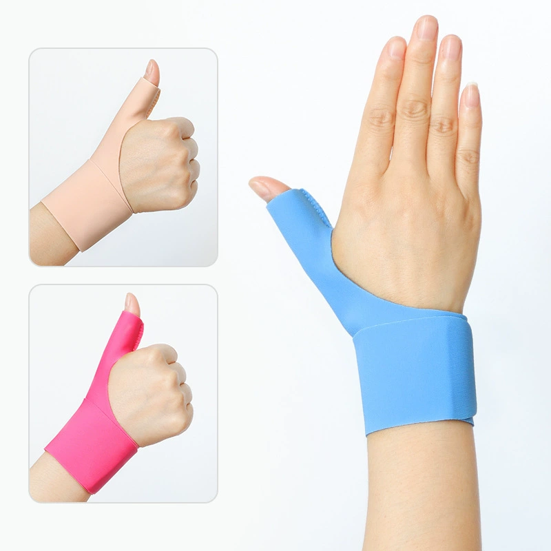 Новая модель липучки сухожилий ножны тонкие запястья спортивные эластичные дышащие клавиши рука мама рука большой палец сустава чехол для пальцев