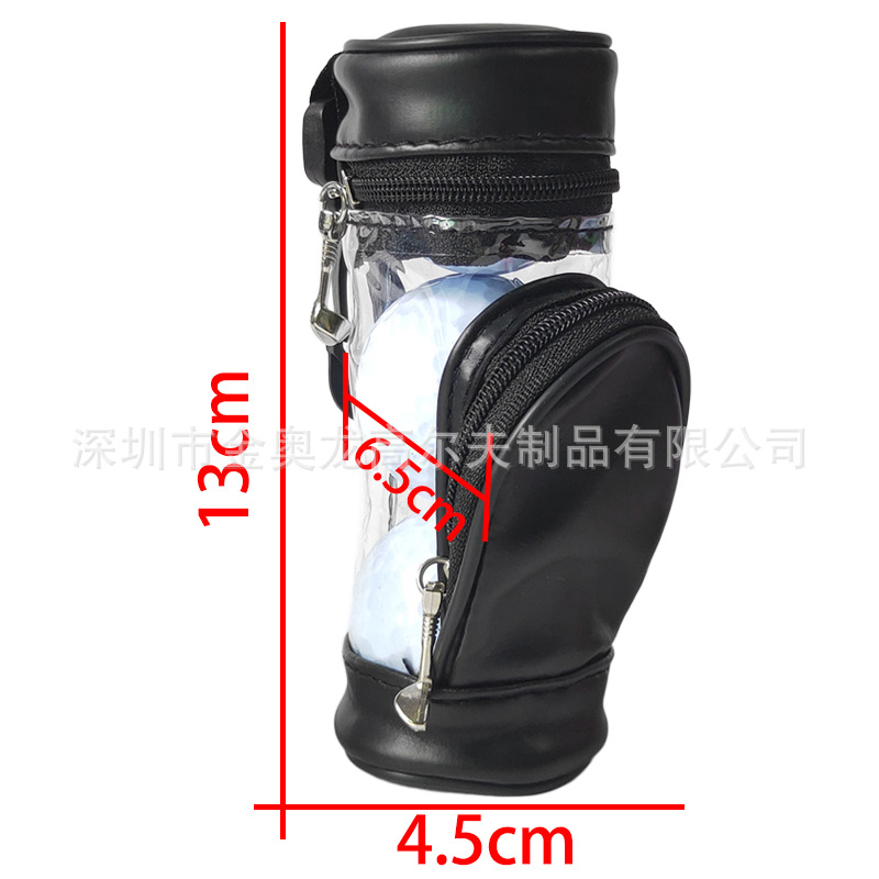 Golf Accessories Tools Golf Ball Bags PU Material Golf Ball Bags Golf Ball Pouch