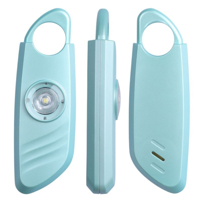Alarma Personal Portátil para Exteriores 130 dB Con Luz LED para Autodefensa