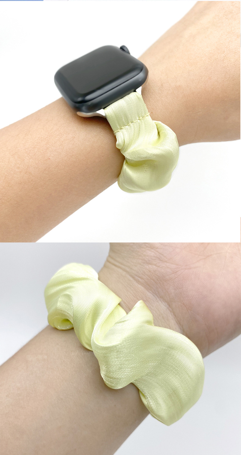 The new summer model is suitable for the narrow-bezel solid-color glossy silk hairline band of the Apple watch undefined