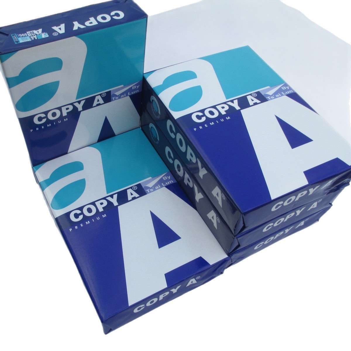 A4 fábrica de papel de fotocopiadora 80g papel de oficina A3 papel de impresión de papel blanco A5 Caja entera 80g fabricante mayorista de papel de pulpa de madera