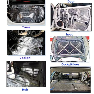 Retardant Waterproof Shock-Absorbing Damping Pad – Car sound-absorbing cotton