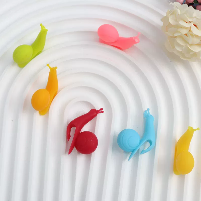 Улитка силиконовый чай чайник Кубок края кулон держатель для чайного пакетика Улитка висит чайный пакетик 3G