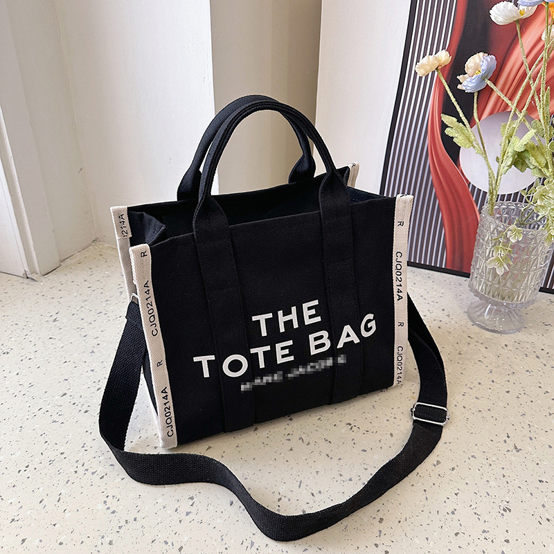 Bolso de hombro transfronterizo para mujer de gran capacidad 2025 bolso diagonal de viajero de letras simples de invierno bolso de lona de diseño de nicho