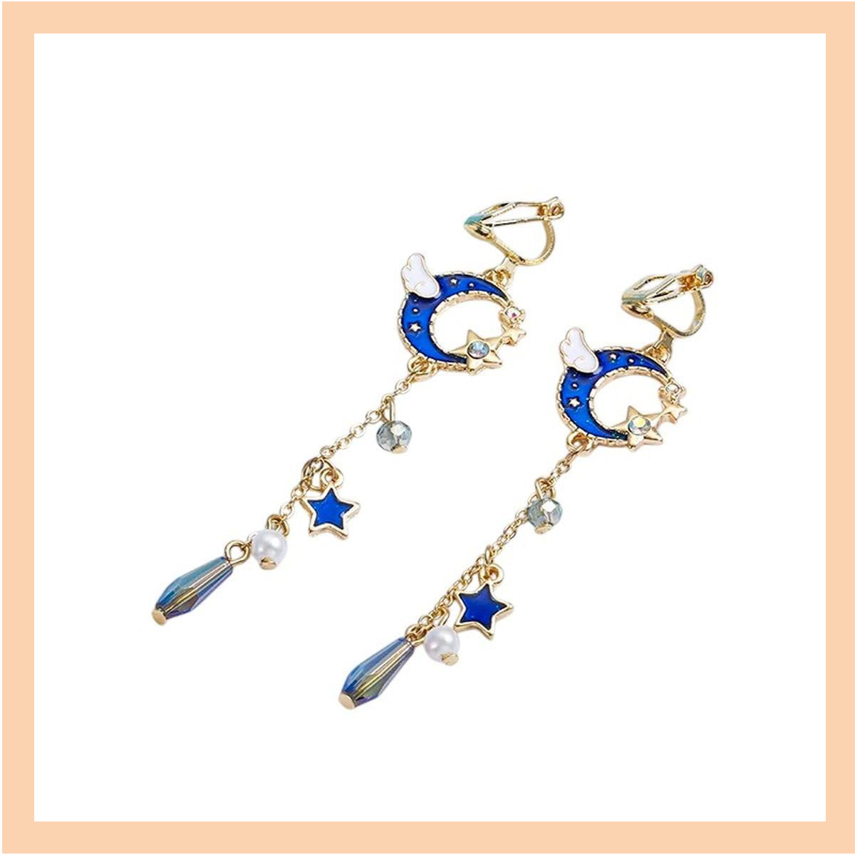 Creative clip-style earrings