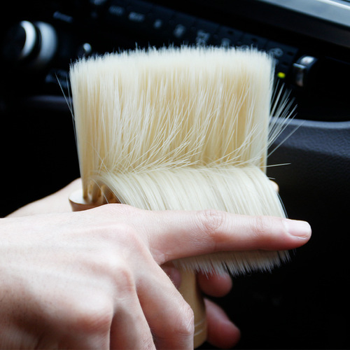 Car interior air conditioning outlet cleaning brush soft-bristle brush seat gap brush dust removal computer keyboard cleaning brush
