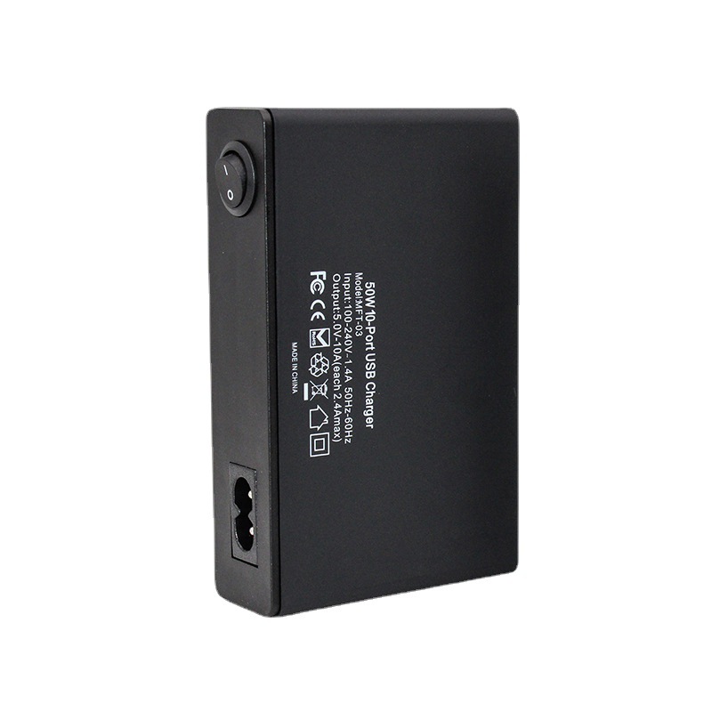 Werksverkauf 100W Handy 10 USB Multi-Port Ladegerät Großhandel multifunktionales Multi-Loch Reiseladegerät Fast-Charge-Adapter