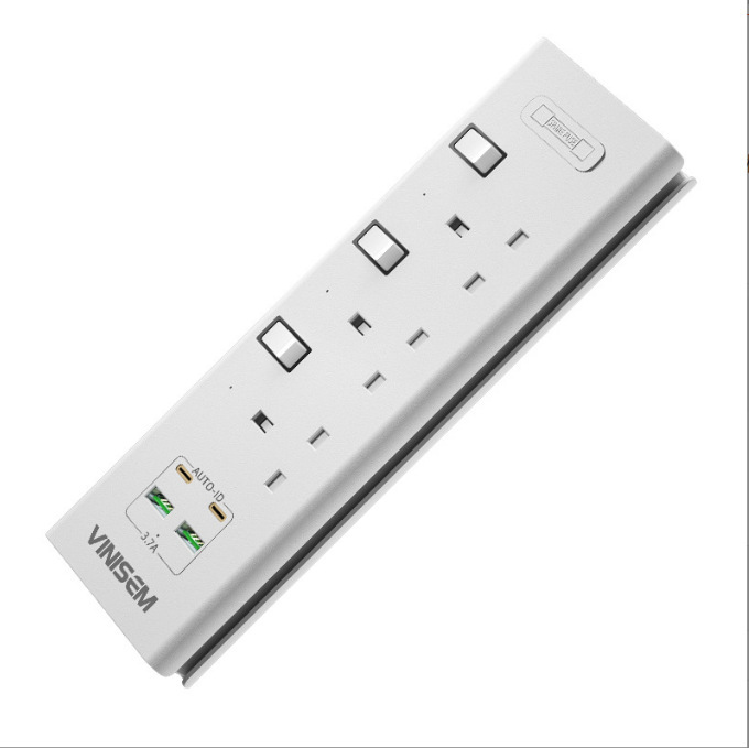 Nuevo transfronterizo dedicado para interruptor independiente enchufe 3.7A4USB enchufe de fila TYPE-C placa de conexión de carga rápida