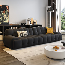 科技布沙发客厅2023年新款简约现代轻奢设计师奶油风布艺沙发