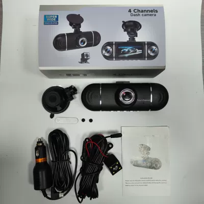 Cross-border best-selling dashcam with Driving recorder - four-channel-wifi-standard-configuration-without-card