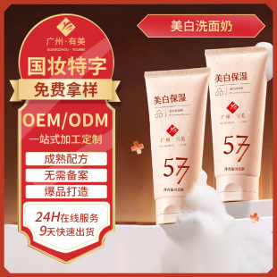 577 Whitening and Moisturizing Facial Cleanser Custom Processing Niacinamide Arbutin 377 Facial Cleanser Oem Factory Oem