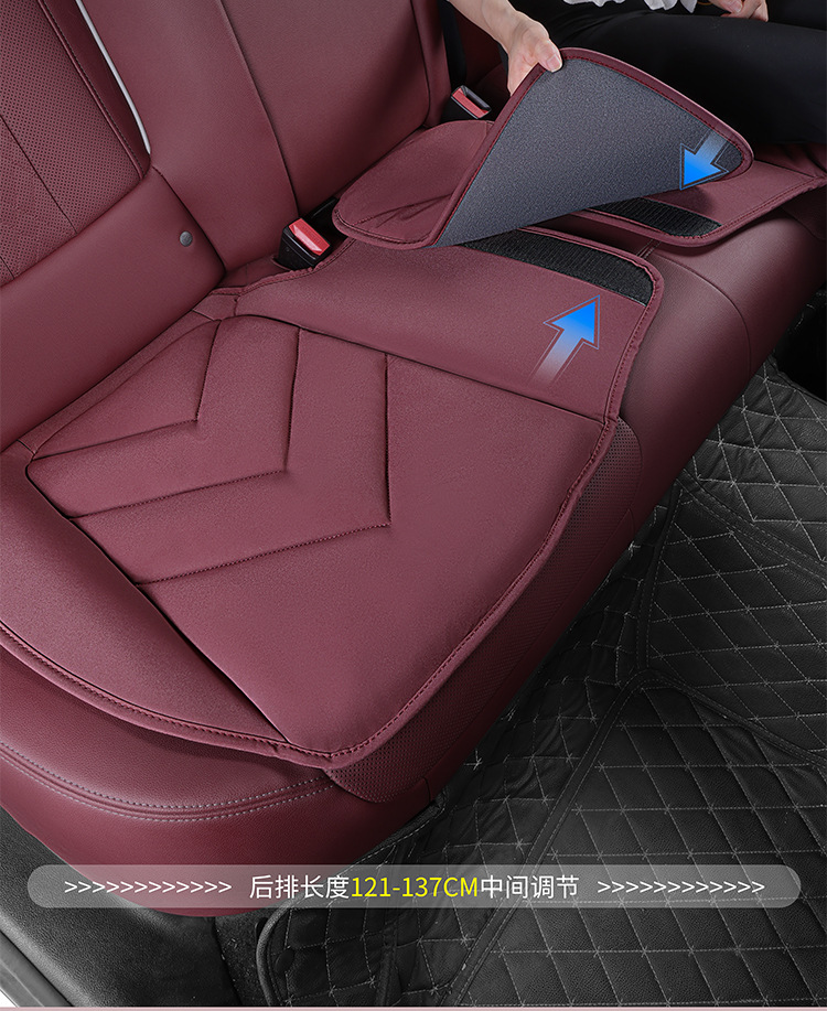 Autumn and winter cold-proof skin-friendly warm car seat cushion suede filling down car cushion thickened wear-resistant saddle pad