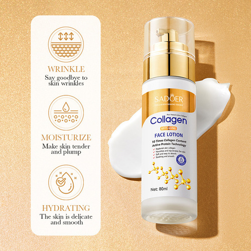Full English SADOER collagen emulsion moisturizing emulsion oil control hydrating refreshing water emulsion essence cross-border foreign trade wholesale