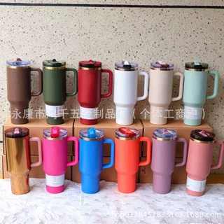 跨境现货史丹利stanley同款3代40oz保温杯不锈钢304大容量吸嘴盖