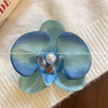 Advanced hair accessory, retro three dimensional hairgrip, high-quality style, french style, flowered