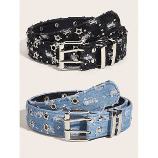 A 88988 Rivet Denim Belt �T�ţ�������羳���uͨ��