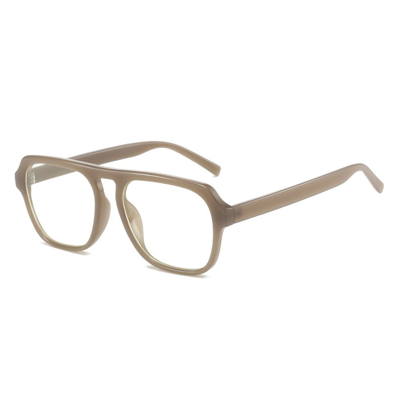 Nuevo estilo coreano Magilla personalidad literatura y arte espejo de luz plana gran cara adelgazante anteojos antiluz azul retrógrado marco de gafas GM para mujeres
