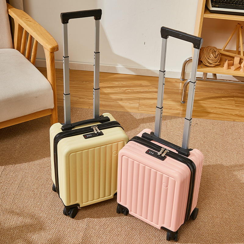14-inch small lightweight women's carry-on suitcase for Spring Airlines, mini 2026 new style children's trolley travel suitcase