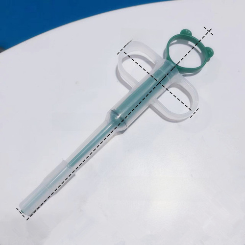 Pet medicine feeder, water dispenser, pet stomach medicine stick, feeding tongs, syringe tube for solid and liquid medication feeding.
