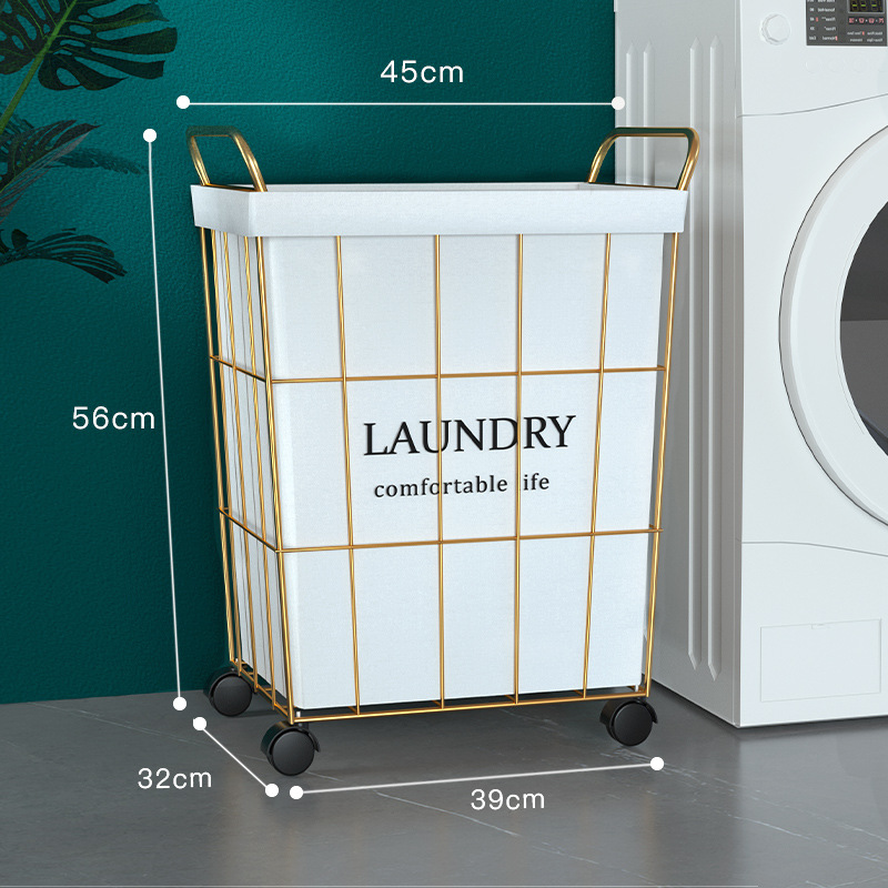 Cesta de lavandería hogar ropa sucia cesta de almacenamiento ins Wind Net almacenamiento rojo Lou cesta de lavandería cubo ropa sucia cesta al por mayor