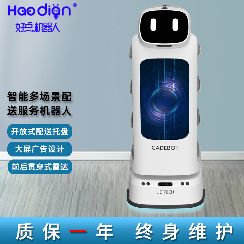 Robot de servicio de entrega de múltiples escenas Robot de entrega de catering Robot de recepción de restaurantes Robot de recepción Youbao