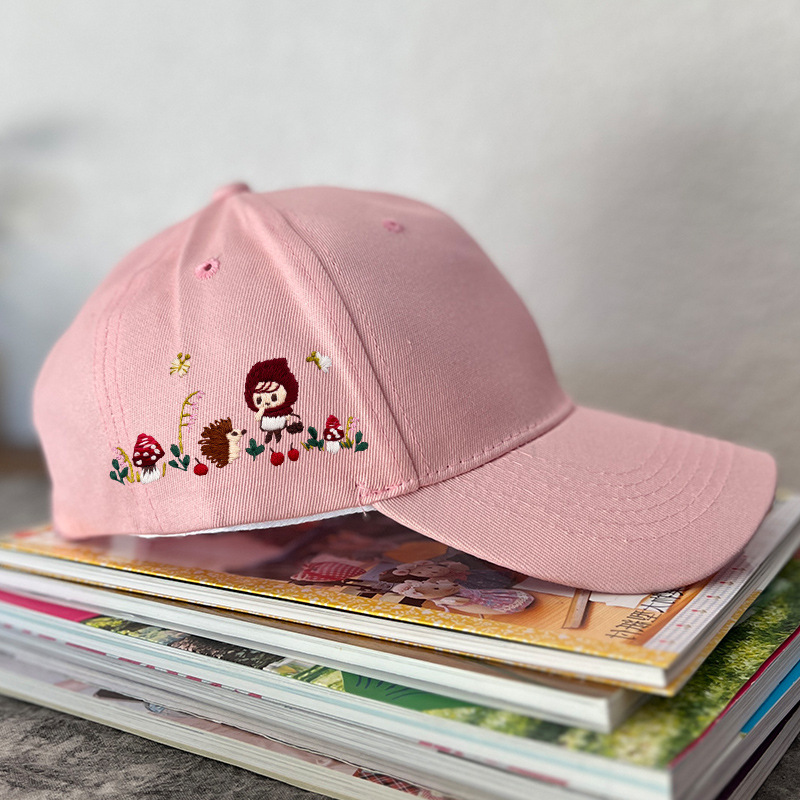 Hecho a mano sombrero hombres y mujeres bordado DIY producción material paquete Lu bordado regalo creativo para novio sol sombrero