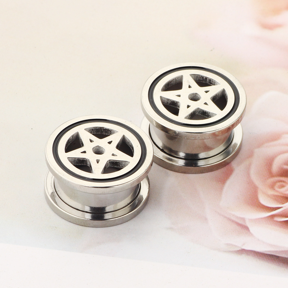 Labret piercing jewelry detail image