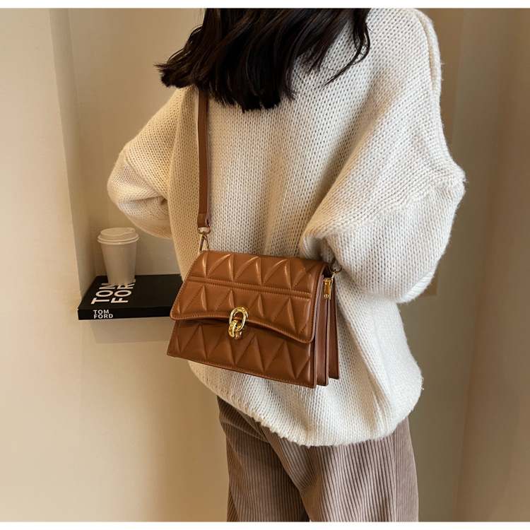 High End Handbag For Women In Winter 2023, New Versatile Single Shoulder Crossbody Bag, Niche Design For Women's Small Square Bag_voghion.com