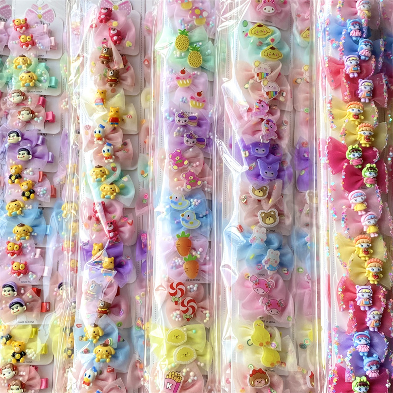 Clip infantil de dibujos animados de frutas animal BB clip de horquilla clip par dos yuanes tienda accesorios para el cabello accesorios para la cabeza suministro de accesorios