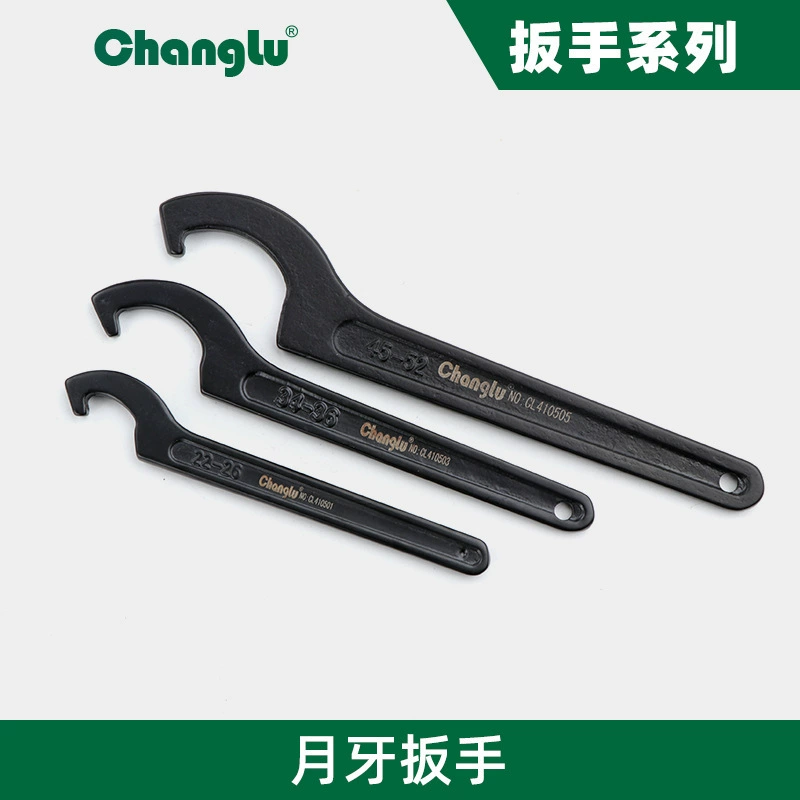Длинный олень полумесяц гаечный ключ крючок круглый гаечный ключ оборудование ручной инструмент оптовая спецификация