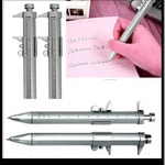 卡位架构100格mm尺子笔办公事业单位共用学者原本工作尺子圆珠笔