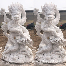 山东大型石刻雕塑厂出售鲤鱼跃龙门雕像 做工精致 选材多样化