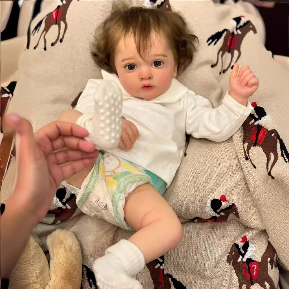 El NPK   Simulación de 60 cm de muñeca renacida para bebésayana    Filamento de sangre venosa se puede ver en la fuente transfronteriza 1