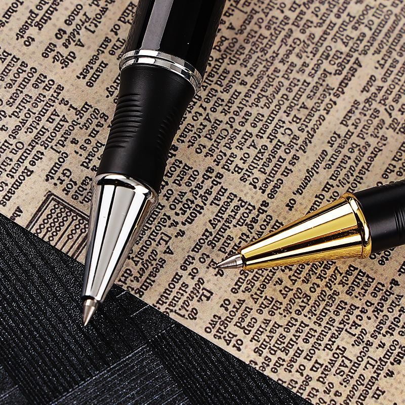 Bolígrafo de firma de alta calidad logotipo de regalo de negocios pluma neutra pluma de metal pesada sensación de bolígrafo de grabación