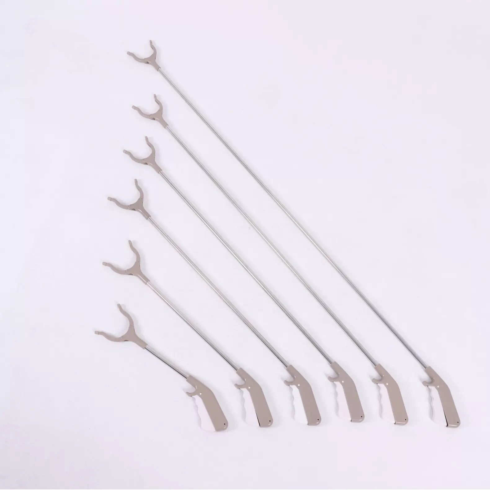 新款加长不锈钢垃圾夹多功能长柄拾物取物夹清洁工具环卫垃圾夹