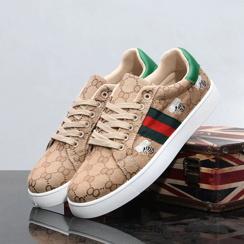 Мужские летние низкие кеды из холщовой ткани, новые нишевые кроссовки с принтом, дезодорирующие спортивные и повседневные модные туфли 823