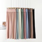 Осенние штаны, высокая талия, свободный прямой крой, по фигуре