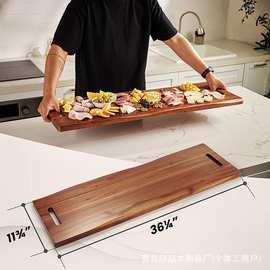 现货木质砧板可折叠水果面包甜品盘聚餐派对加大熟食水果拼盘菜板