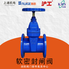 四川软密封闸阀弹性座封闸阀消防闸阀球墨铸铁瑞格沪工卡尔斯
