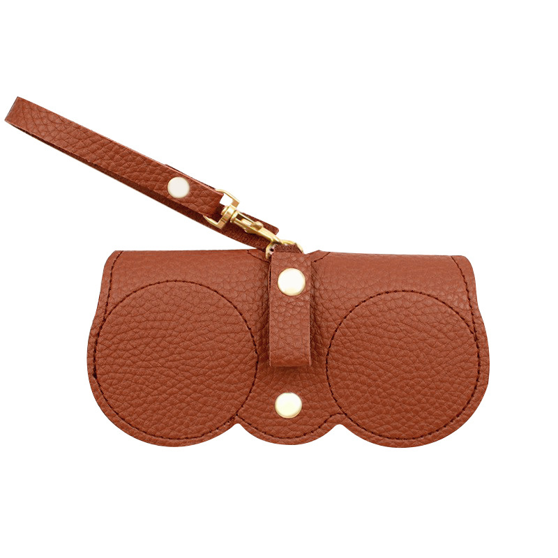 Gafas populares bolsa de almacenamiento portátil gafas de sol cubierta protectora colgante bolsa de gafas para viajar de moda y simple