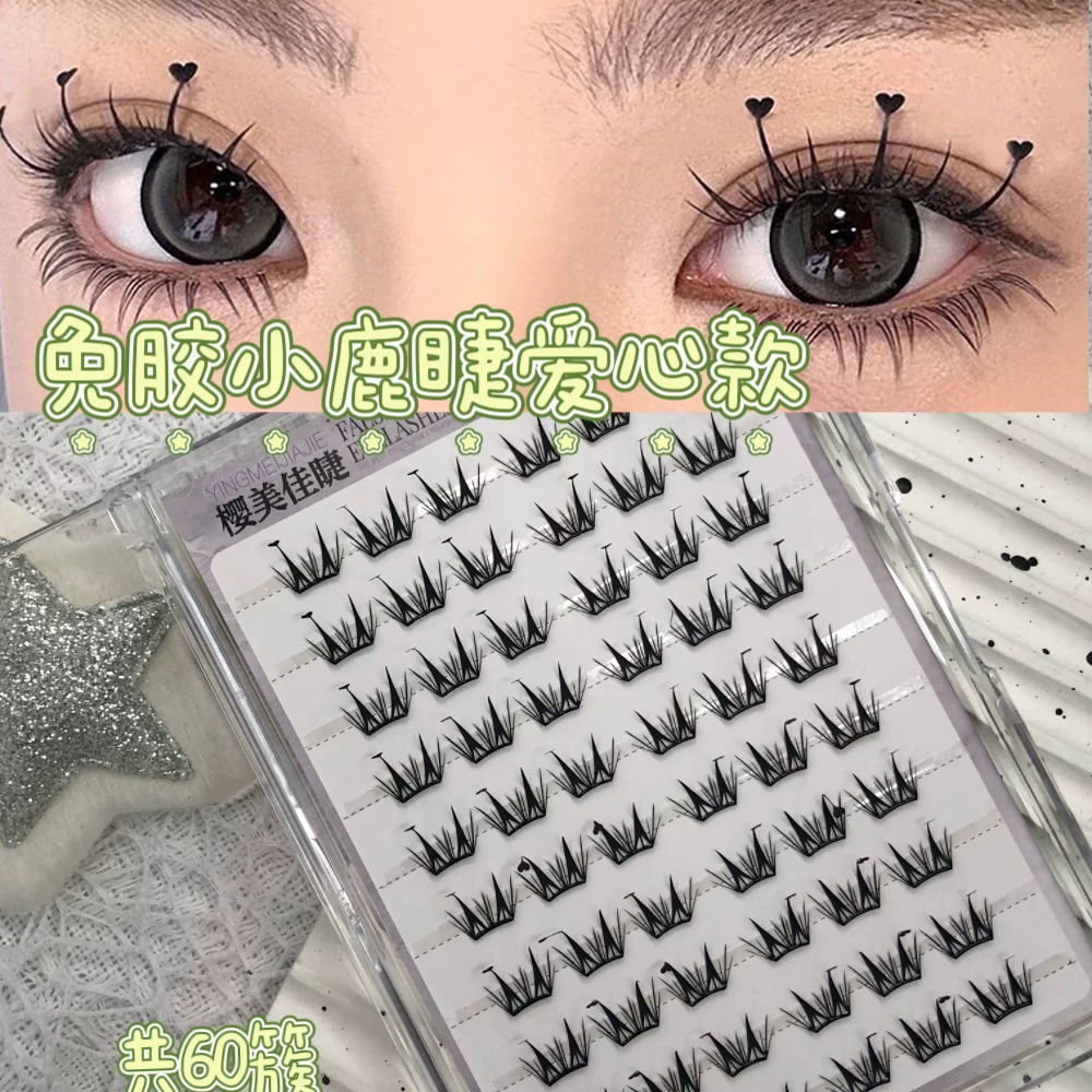 False Eyelashes, mixed capacious sets, custom European style, glue-free options