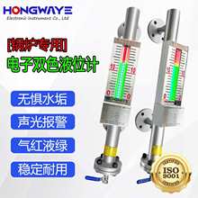 C锅炉水位计双色红绿电式磁敏液位计远传4-20MA蒸汽发生器
