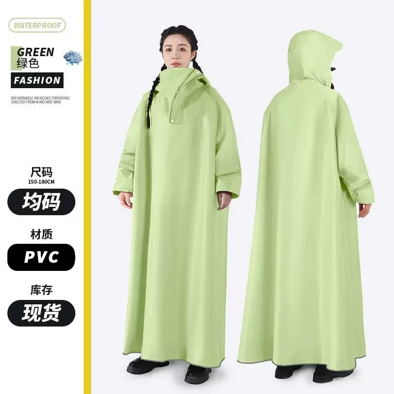 电动车雨衣防暴雨加厚男女款成人骑行遮脚电动摩托车长款全身雨披
