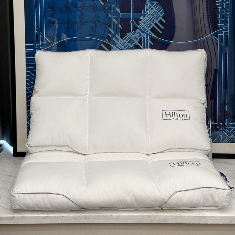 ミッチェル・ヒルトン 5つ星ホテル 立体枕 サテンコットン 極細フェザーベルベット枕 枕芯