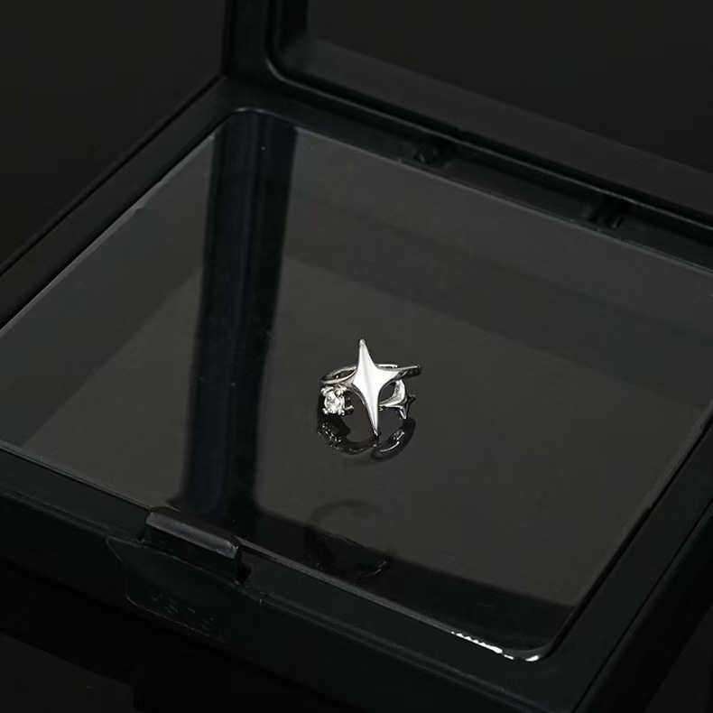 Cool Men’s Stud Earrings. Minimalist Street & Punk Style, Ideal For Casual, Party & Daily Wear. Made Of 316L Stainless Steel, Hypoallergenic, Nickel-_voghion.com